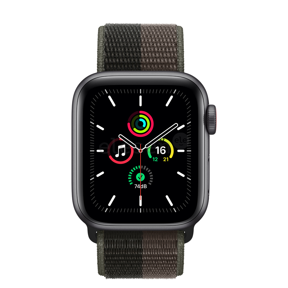 Apple Watch SE GPS + Cellular, 40mm Space Grey/Grey - Išmanusis laikrodis