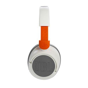 JBL JR 460NC, baltos/pilkos - Vaikiškos ausinės