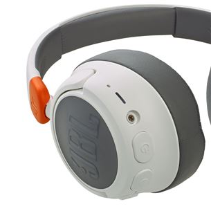JBL JR 460NC, baltos/pilkos - Vaikiškos ausinės
