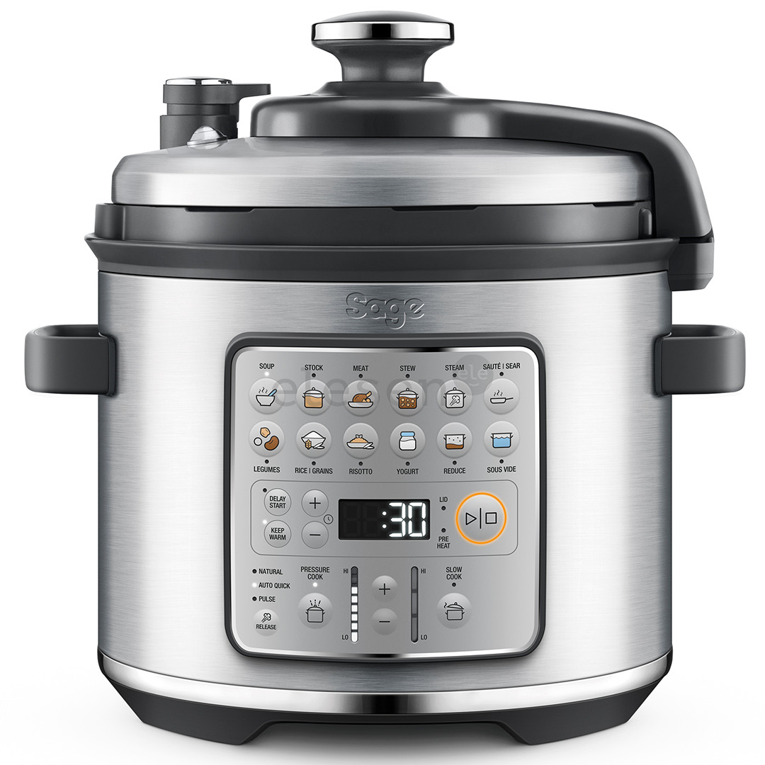 Sage the Fast Slow Go, 6 L, 1100 W, inox/black - Pressure cooker Item - SPR680