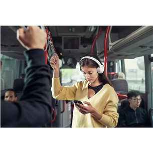 Philips TAH-4205, baltos - Belaidės ausinės