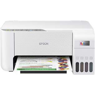 Epson EcoTank L3256, WiFi, белый - Многофункциональный цветной струйный  принтер Товар - C11CJ67407