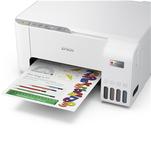 Epson EcoTank L3256, WiFi, белый - Многофункциональный цветной струйный  принтер Товар - C11CJ67407