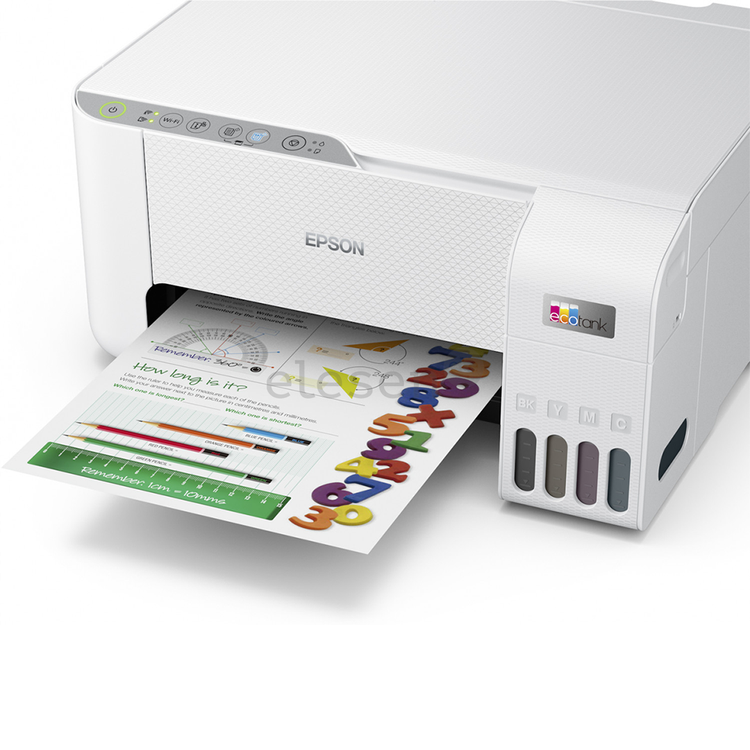 Epson EcoTank L3256, WiFi, белый - Многофункциональный цветной струйный  принтер Товар - C11CJ67407