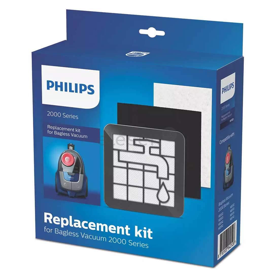 Philips 2000 - Replacement filter kit for bagless vacuum cleaner Item - XV1220/01