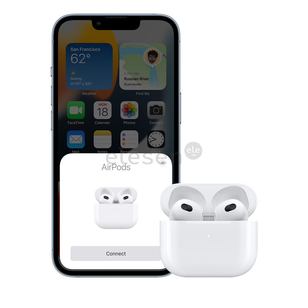 Ausinės Apple AirPods 3, Belaidės Prekė - MME73ZM/A
