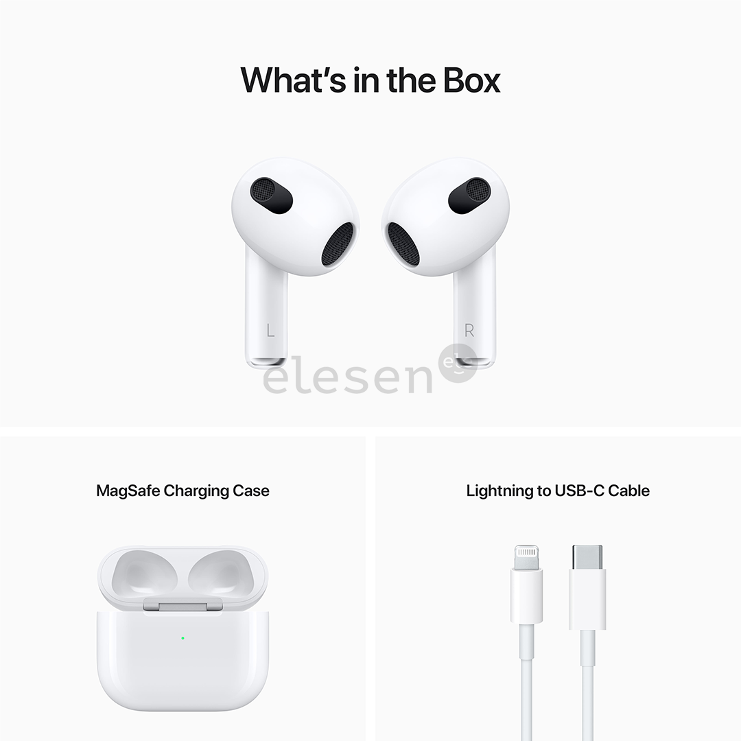 Ausinės Apple AirPods 3, Belaidės Prekė - MME73ZM/A