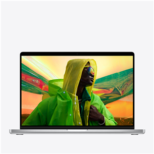 Apple MacBook Pro 16" (2021), M1 Pro 10C/16C, 16 ГБ, 512 ГБ, ENG, серебристый - Ноутбук