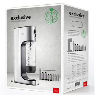 AGA Exclusive Family Pack, серебристый - Сифон для газирования воды Товар - 339928