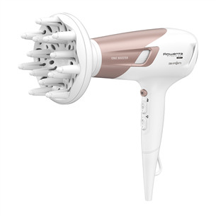 Rowenta Studio Dry Glow, 2100 W, white/pink - Hair dryer
