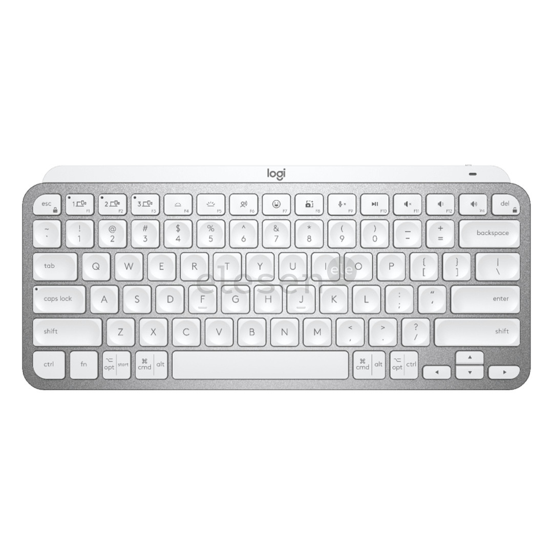 Klaviatūra Logitech MX Keys Mini SWE, Belaidė, Pale Gray Prekė - 920-010493