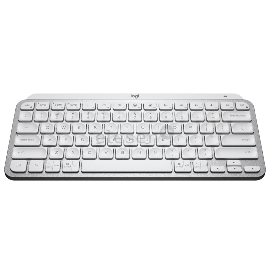 Klaviatūra Logitech MX Keys Mini SWE, Belaidė, Pale Gray Prekė - 920-010493
