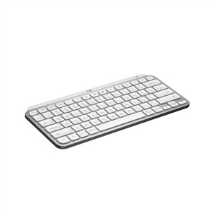Klaviatūra Logitech MX Keys Mini SWE, Belaidė, Pale Gray Prekė - 920-010493