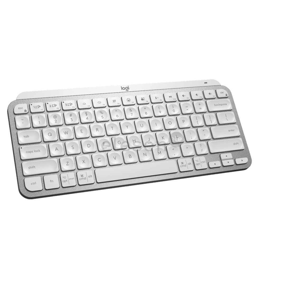 Klaviatūra Logitech MX Keys Mini SWE, Belaidė, Pale Gray Prekė - 920-010493