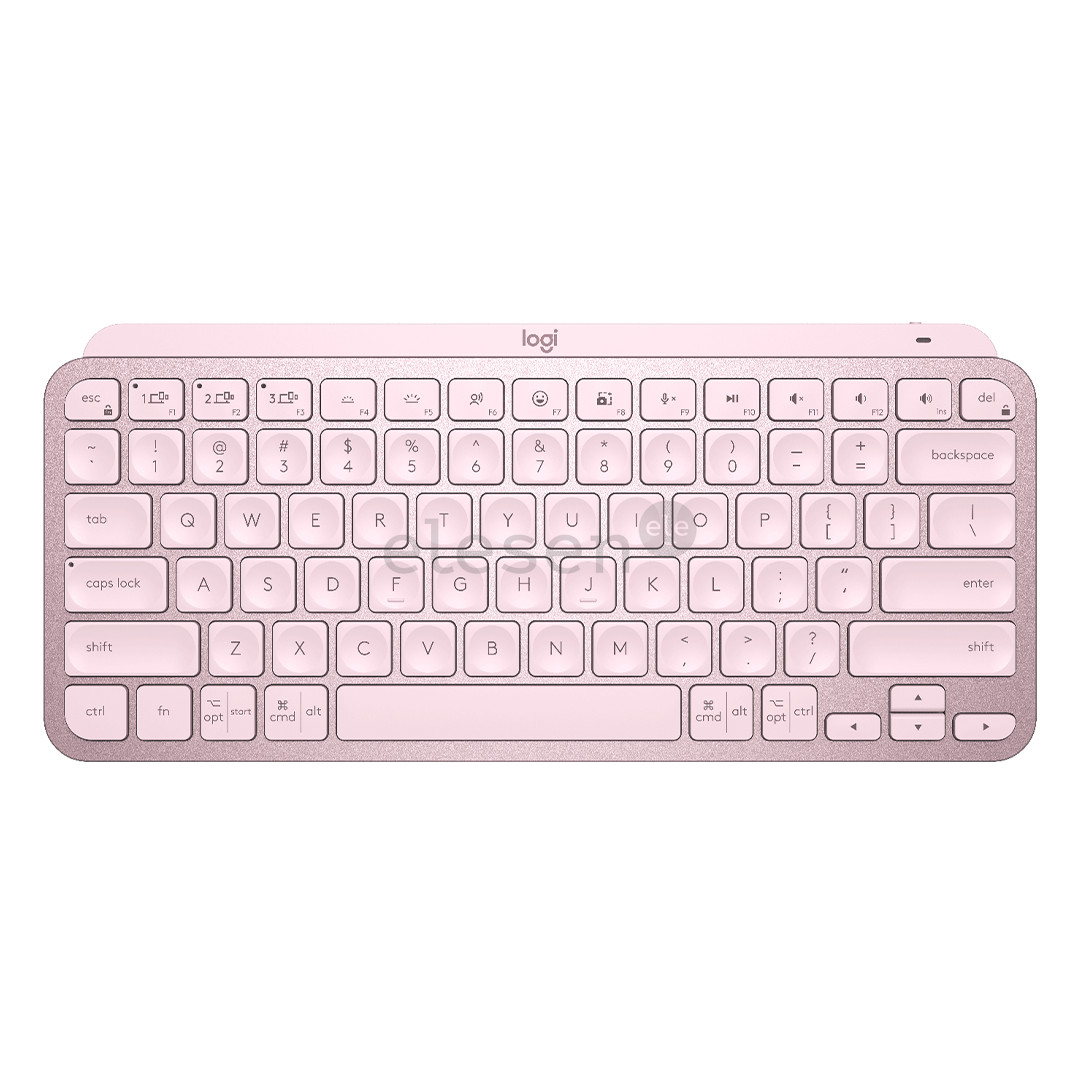 Logitech MX Keys Mini, SWE, розовый - Беспроводная клавиатура
