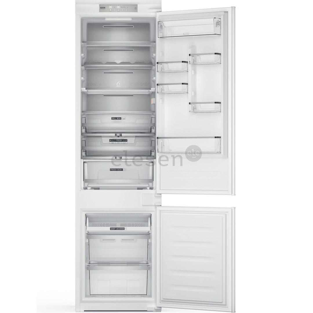 Whirlpool, holiday mode, 280 L, height 194 cm - Built-in Refrigerator