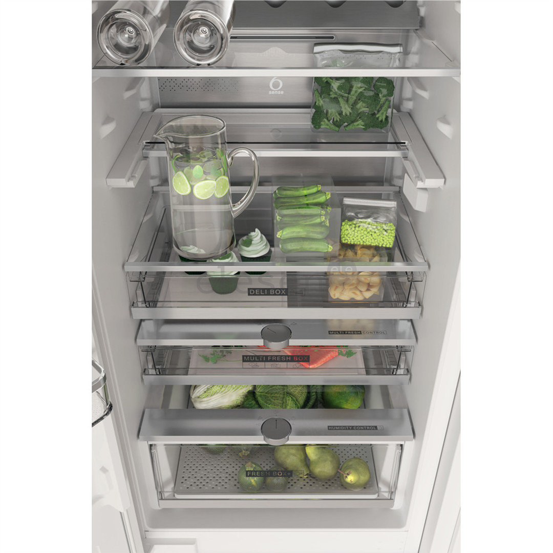 Whirlpool, holiday mode, 280 L, height 194 cm - Built-in Refrigerator