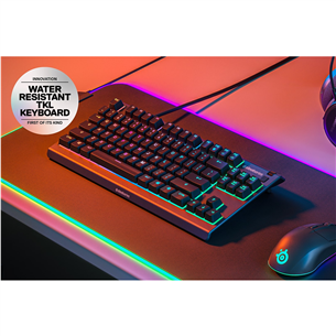 SteelSeries Apex 3 TKL, SWE, black - Keyboard Item - 64834