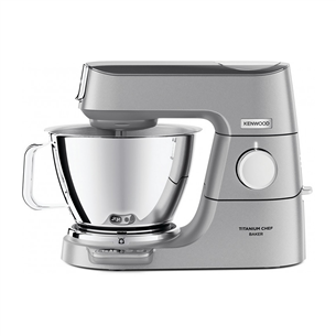 Virtuvinis kombainas Kenwood Titanium Chef Baker, 5 L/1.6 L, 1200 W, sidabrinis Prekė-KVC85.594SI KVC85.594SI