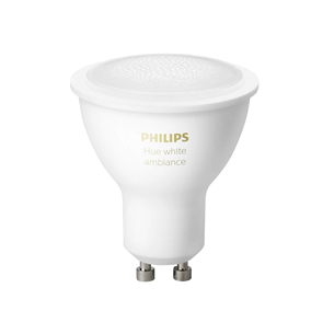 Philips Hue White Ambiance, GU10, белый - Умная лампа Товар - 929001953309