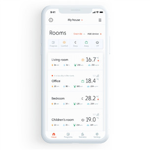 Mill, WiFi, 1200 W, white - Electric radiator