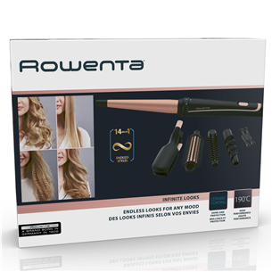 Rowenta Infinite Looks, 14 в 1, 190°, черный/медный - Мультистайлер Товар - CF4231