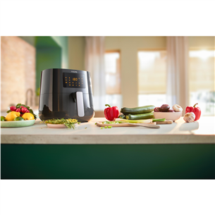 Karšto oro gruzdintuvė Philips 3000 Airfryer XL, 2000 W, 6,2 l, pilka Prekė - HD9270/66
