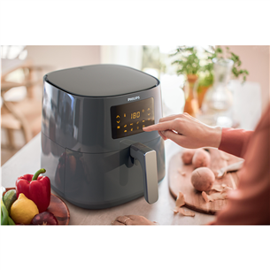 Karšto oro gruzdintuvė Philips 3000 Airfryer XL, 2000 W, 6,2 l, pilka Prekė - HD9270/66