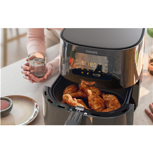 Karšto oro gruzdintuvė Philips 3000 Airfryer XL, 2000 W, 6,2 l, pilka Prekė - HD9270/66