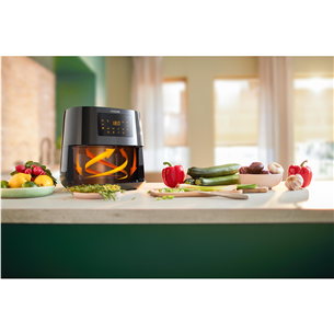 Karšto oro gruzdintuvė Philips 3000 Airfryer XL, 2000 W, 6,2 l, pilka Prekė - HD9270/66