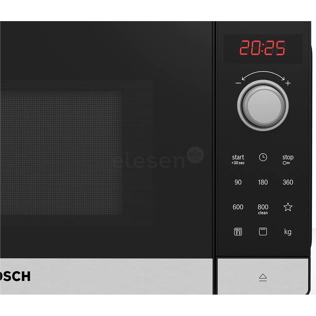Bosch, 20 L, 800 W, inox - Microwave Oven with Grill
