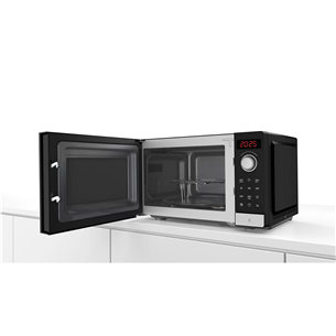 Bosch, 20 L, 800 W, inox - Microwave Oven with Grill