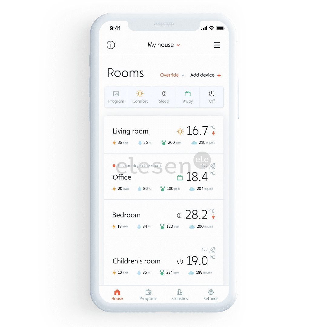 Mill WiFi, 1500 W, baltas - Tepalinis radiatorius