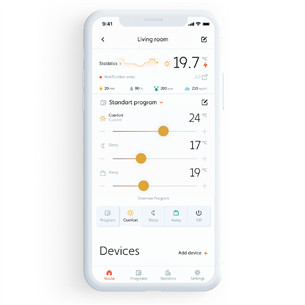 Mill WiFi, 1500 W, baltas - Tepalinis radiatorius
