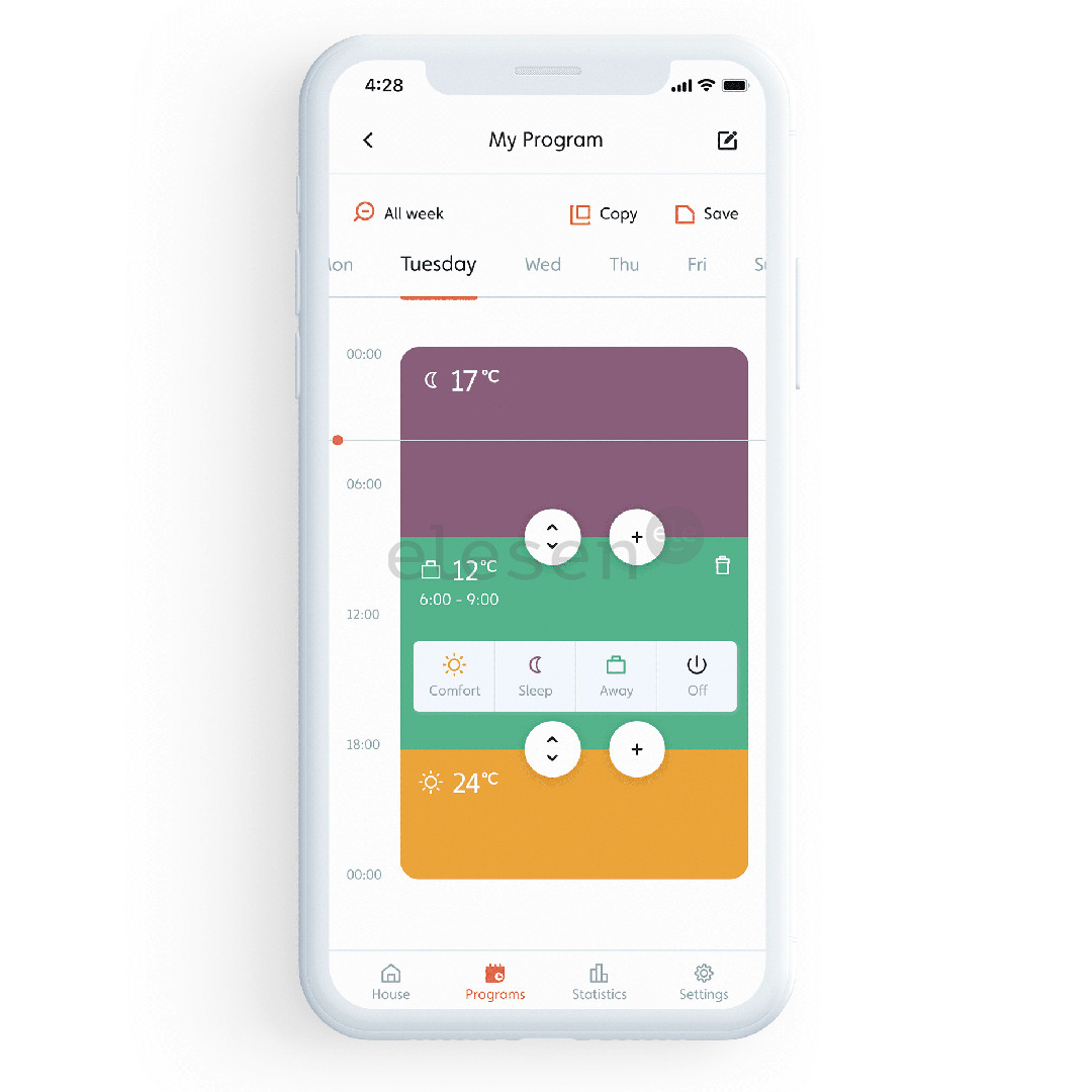 Mill WiFi, 1500 W, baltas - Tepalinis radiatorius