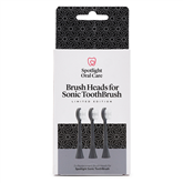 Spotlight Sonic, 3 pieces, grey - Toothbrush heads Item - SONICHEADSGG