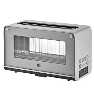 WMF Lono, 1300 W, silver/clear - Glass toaster Item - 414140011