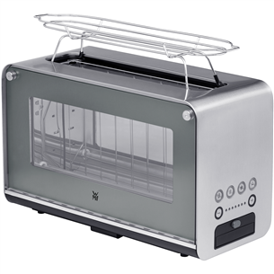 WMF Lono, 1300 W, silver/clear - Glass toaster Item - 414140011