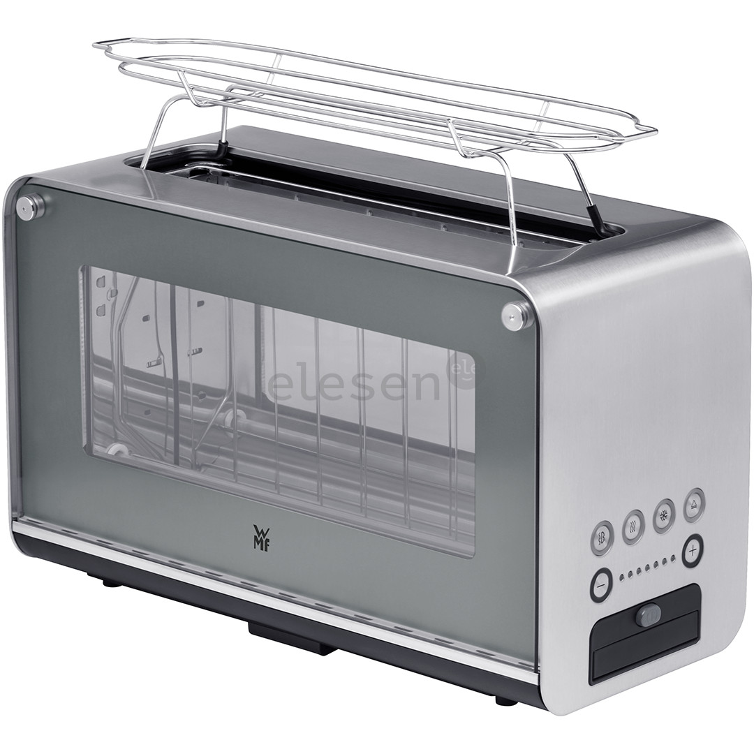 WMF Lono, 1300 W, silver/clear - Glass toaster