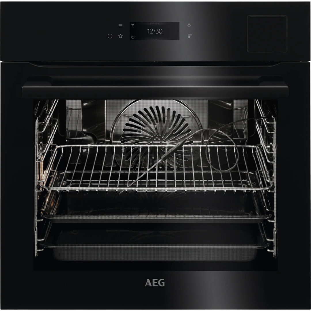 AEG SteamPro 9000, 255 настроенных программ, 70 л, черный - Интегрируемый паровой духовой шкаф Товар - BSE798380B