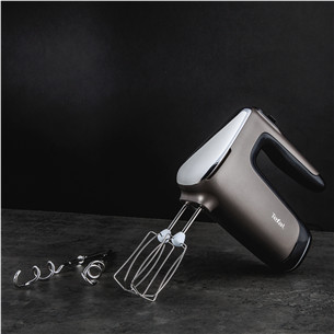 Tefal PowerMix Silence, 600 W, dark grey - Hand mixer Item - HT650E38