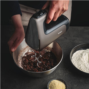 Tefal PowerMix Silence, 600 W, dark grey - Hand mixer Item - HT650E38