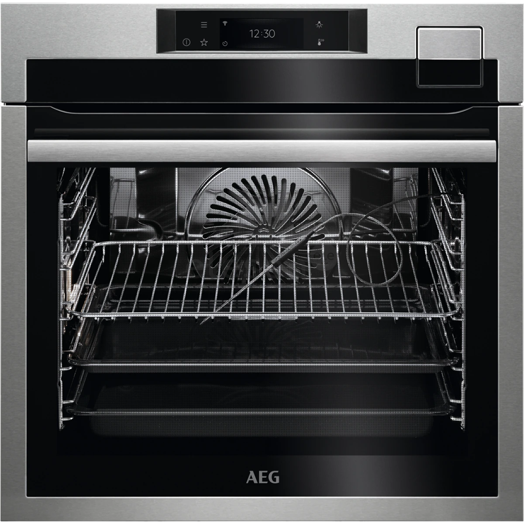 AEG SteamPro 9000, 255 настроенных программ, 70 л, нерж. сталь - Интегрируемый паровой духовой шкаф