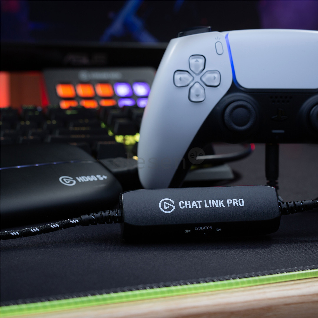 Elgato Chat Link Cable Pro, black - Cable Item - 10GBC9901