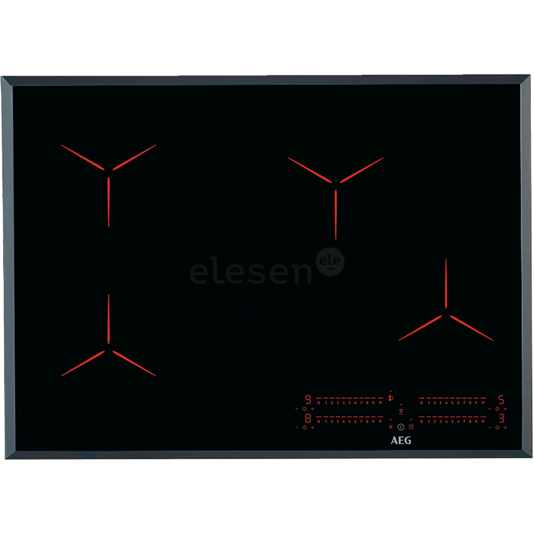 AEG, ширина 71 см, без рамы, черный - Интегрируемая индукционная варочная панель