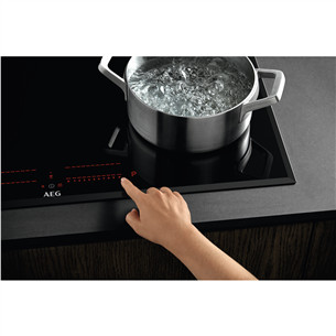 AEG, ширина 71 см, без рамы, черный - Интегрируемая индукционная варочная панель