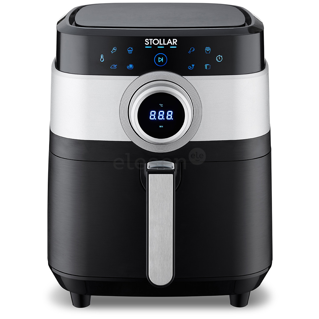 Stollar Smart Air Fry, 1800 W, juoda/sidabro spalvos - Karšto oro gruzdintuvė