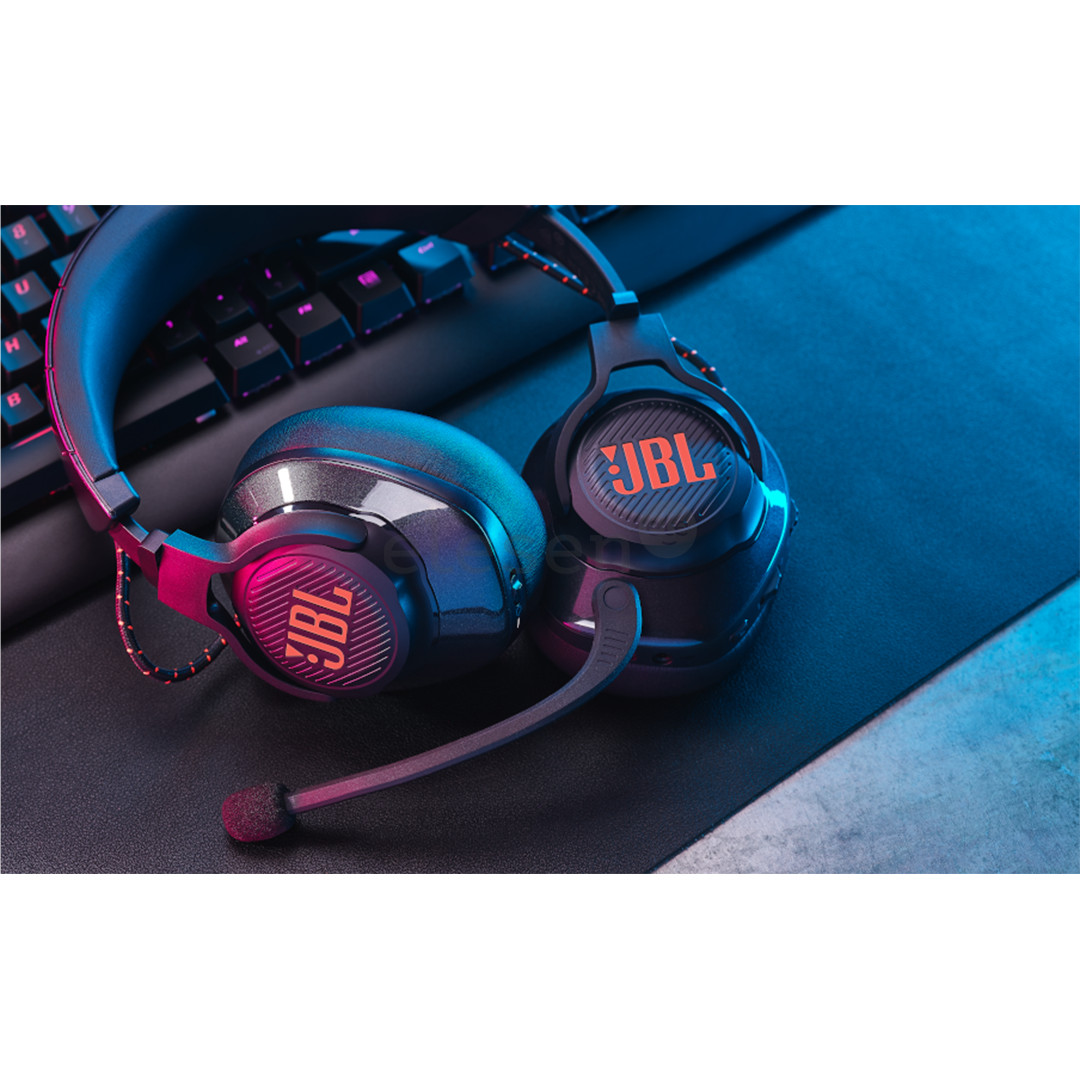 JBL Quantum 610, juodos - Belaidės ausinės