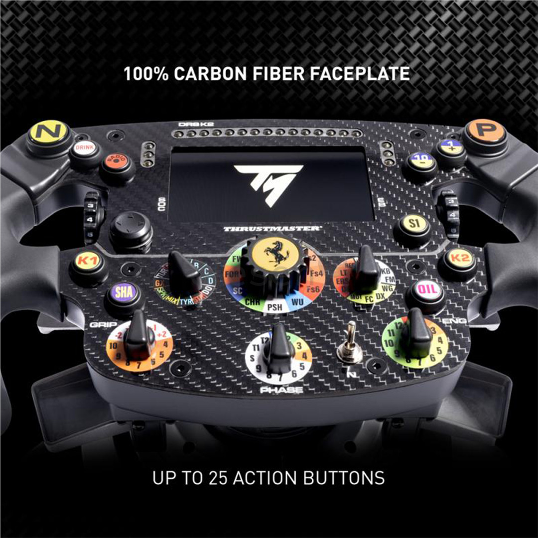Thrustmaster Formula Wheel Add-on Ferrari SF1000 Edition, black - Simulator accessory Item - 3362934002459
