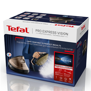 Tefal Pro Express Vision, 3000 W, black and golden - Steam generator Item - GV9820